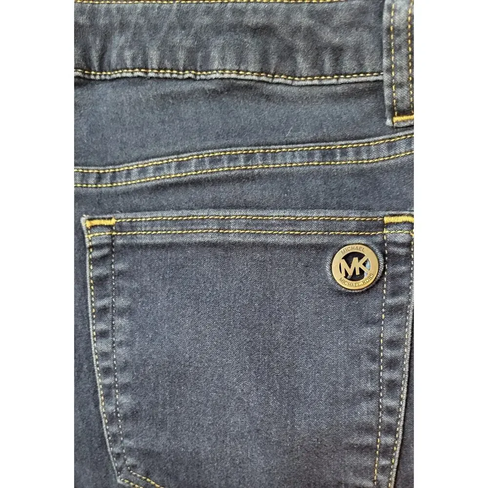 Michael Kors Women’s Size 14 Izzy Skinny Jeans Blue Denim Stretch Mid Rise Class